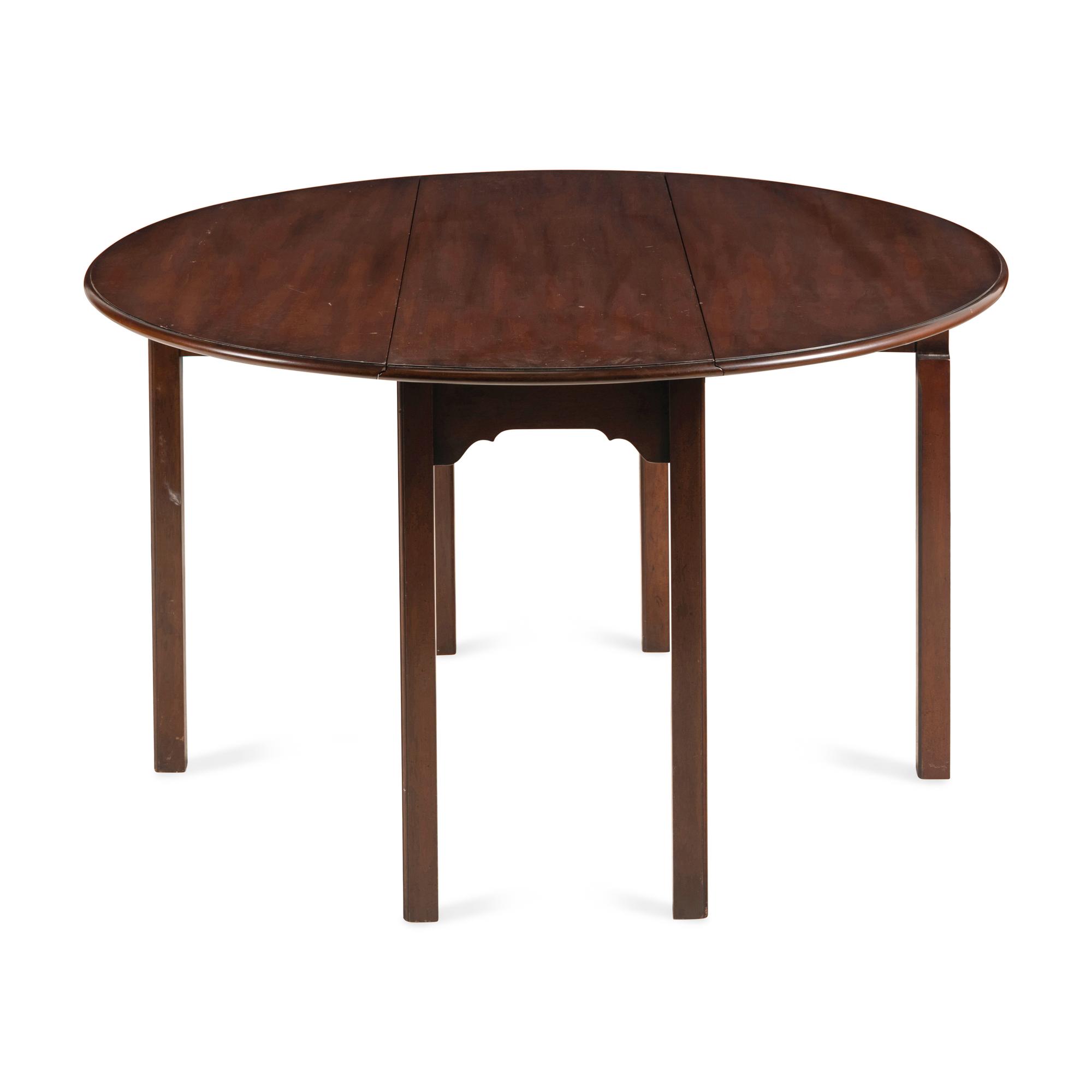 A George III Mahogany Drop-Leaf Table
