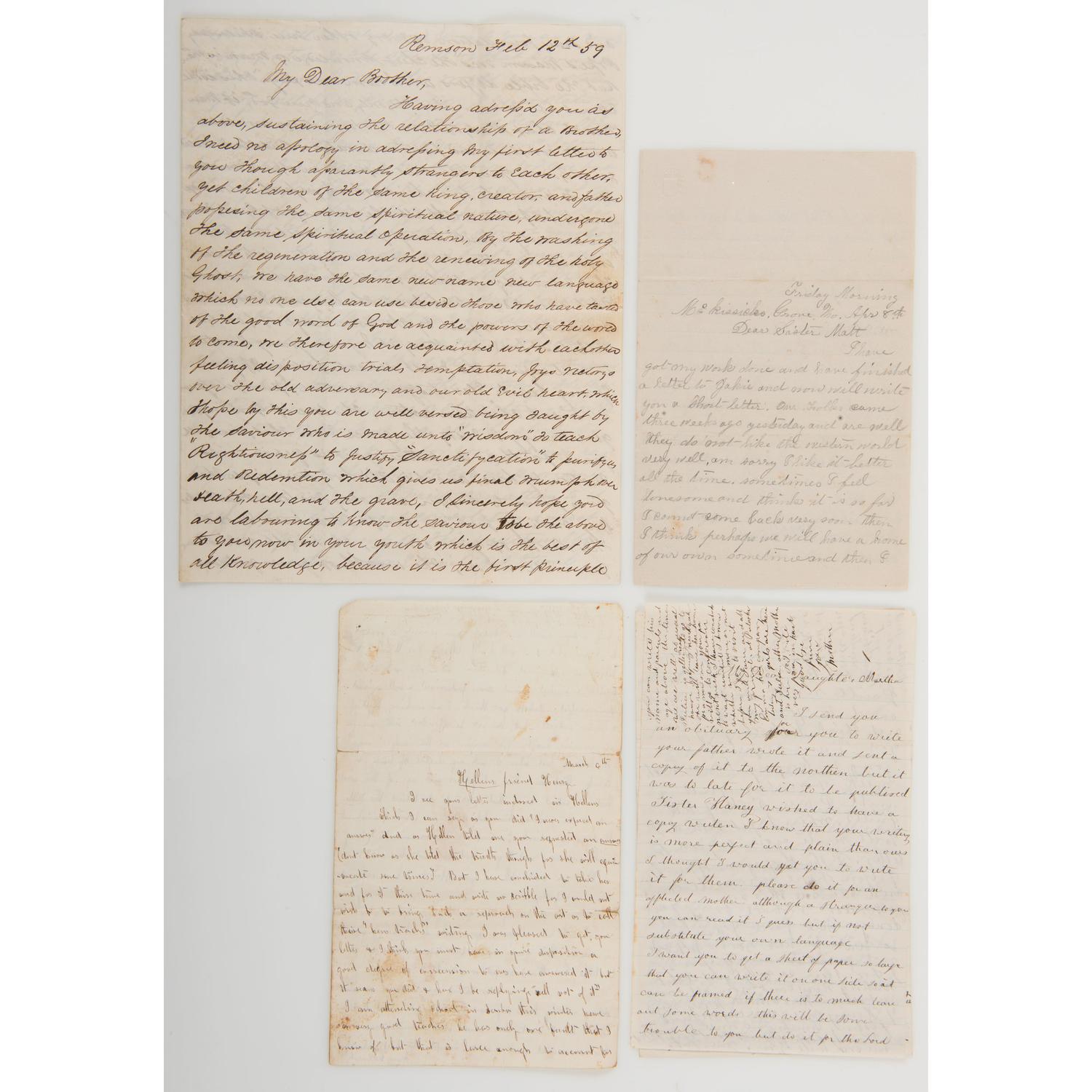 Family Letter Archive of Henry B. Whitney, 110th New York Volunteer Infantry