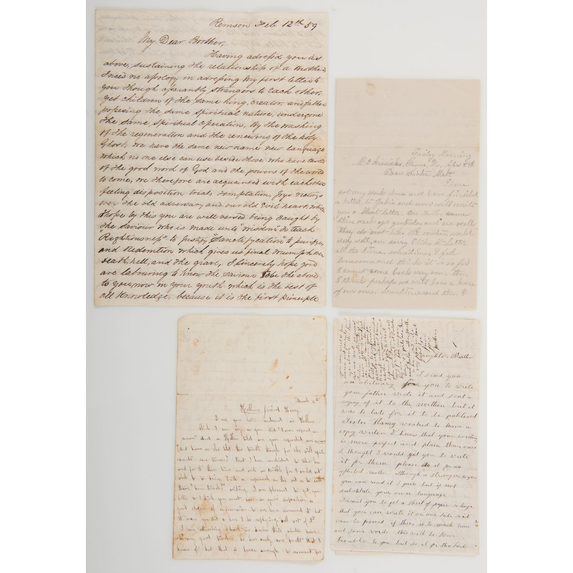 Family Letter Archive of Henry B. Whitney, 110th New York Volunteer Infantry
