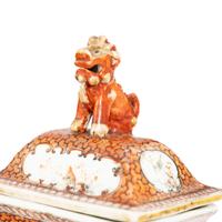 A Pair of Chinese Export Famille Rose Porcelain Covered Vases