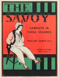 Aubrey Vincent Beardsley, (British, 1872–1898), The Savoy, 1896
