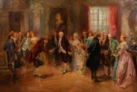 Vicente García de Parede, (Spanish, 1845-1903), The Meeting