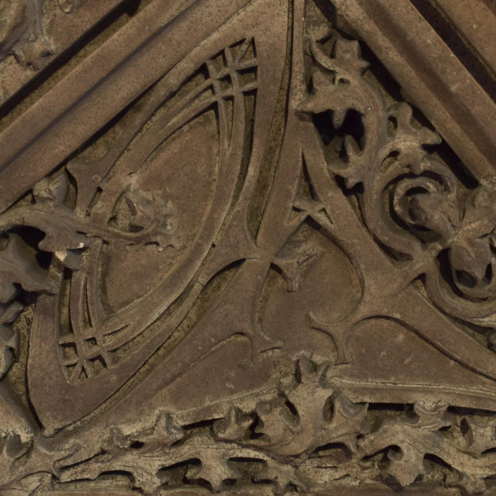 A Sullivan-esque Terra Cotta Fragment 39.5" W x 8" D x 22" H — United States, Late 19th Century