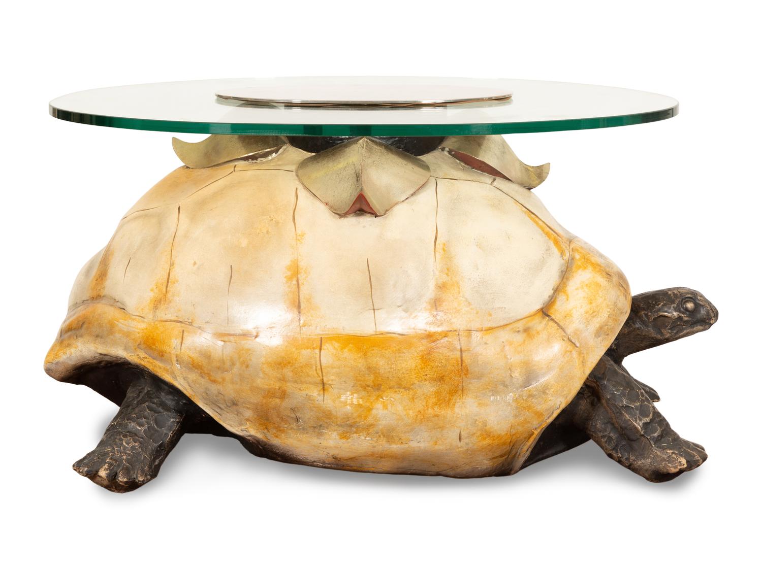 An Anothony Redmile Composition Tortoise-Form Coffee Table