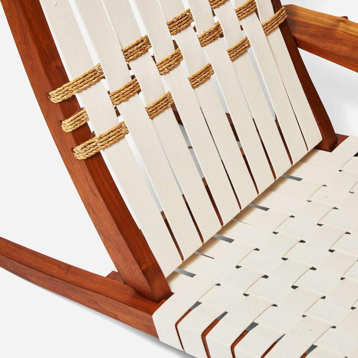 Mira Nakashima (American, b. 1942) Long Chair, George Nakashima Woodworker, New Hope, Pennsylvania, 2007