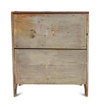 A Federal Red-Stained Child's Slant-Front Desk
