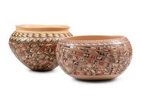 Polychrome Pottery Jars