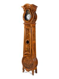 A French Walnut Tall Case Clock