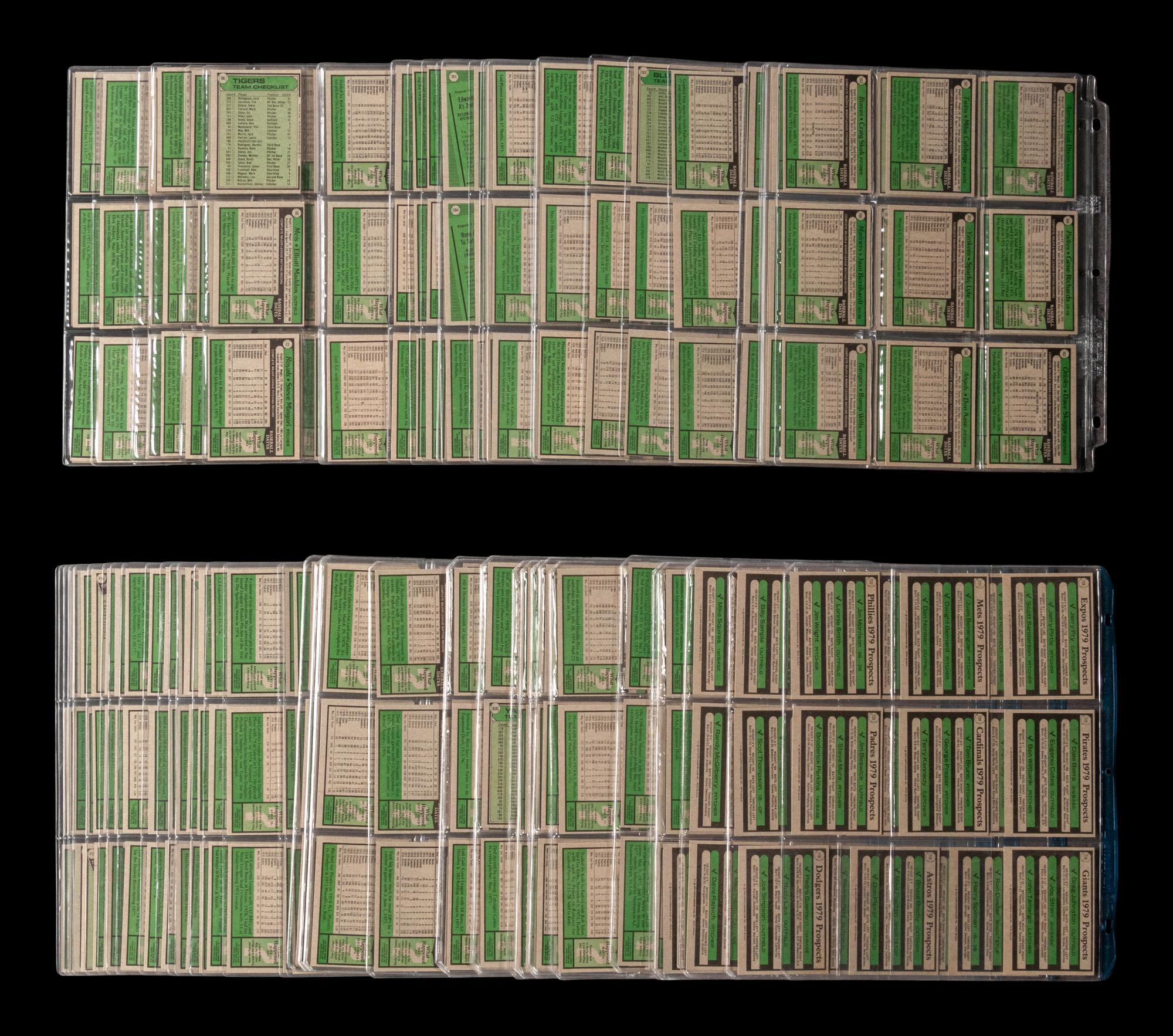 A Complete Set of 1979 Topps Baseball Cards (726/726)