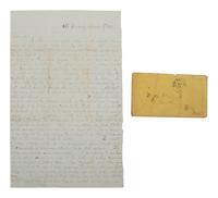 [CIVIL WAR]. Letter from Captain Henry R. Sibley in which he expresses his pro-Emancipation sentiments. New Iberia, Louisiana, 29 November 1863.