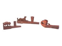 Western Great Lakes Catlinite Pipe Bowls