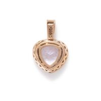 SONIA B., KUNZITE AND DIAMOND PENDANT