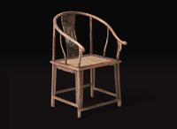 A rare Chinese hardwood horseshoe-back chair, Late Ming to early Qing dynasty 珍罕硬木圈椅 明末或清初