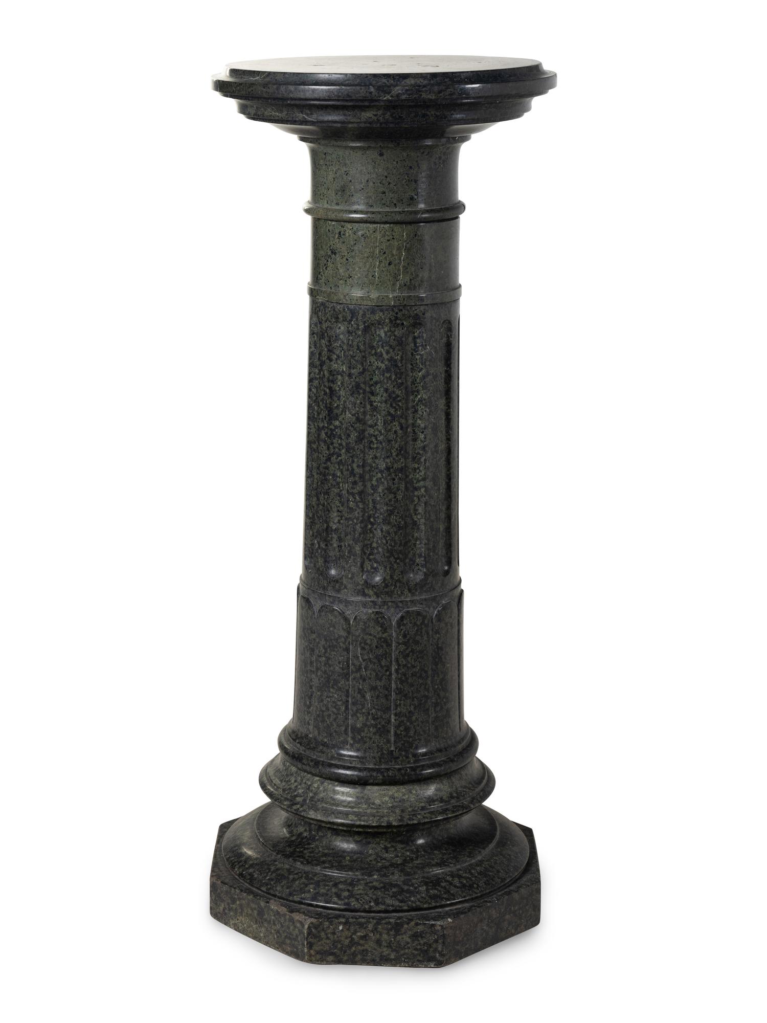 A Continental Marble Pedestal