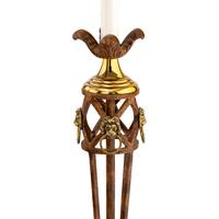 A Pair of Neoclassical Style Gilt Metal Mounted Table Lamps