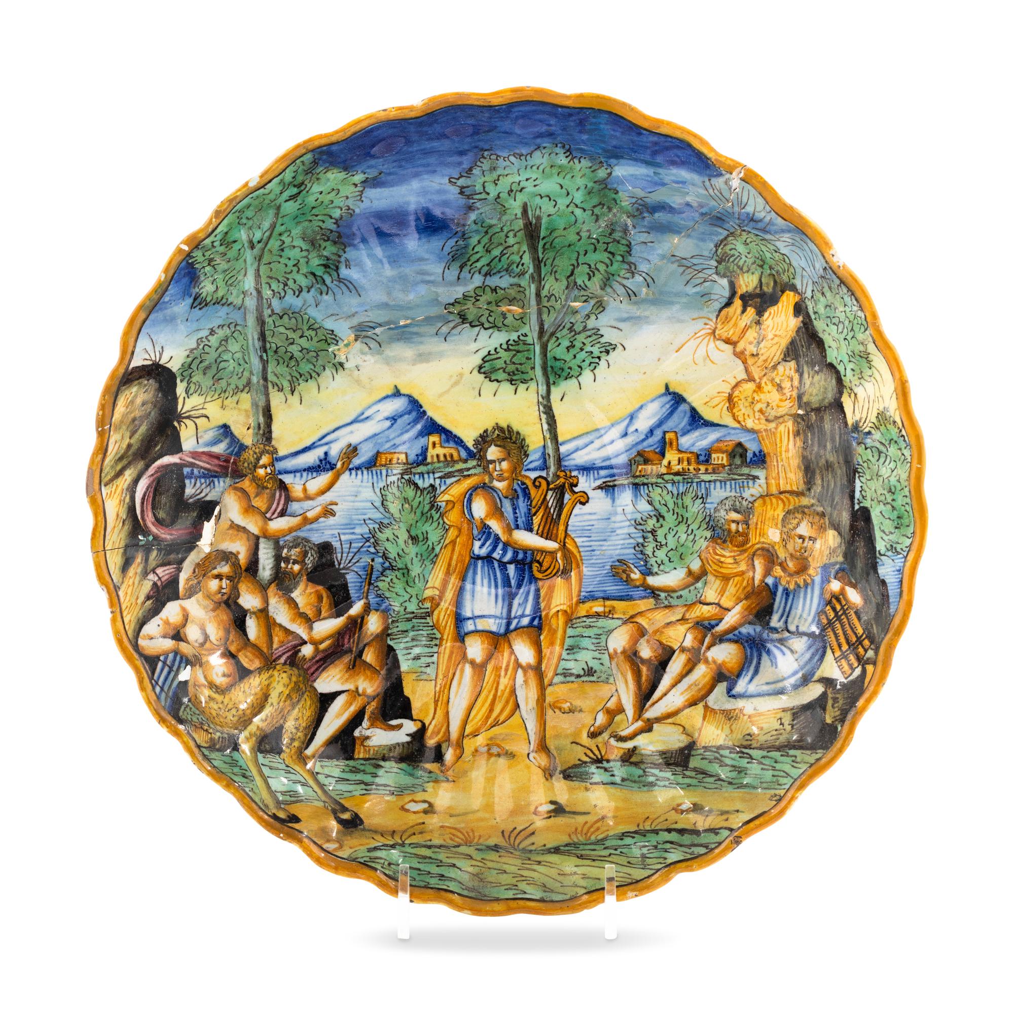 An Italian Majolica Plate