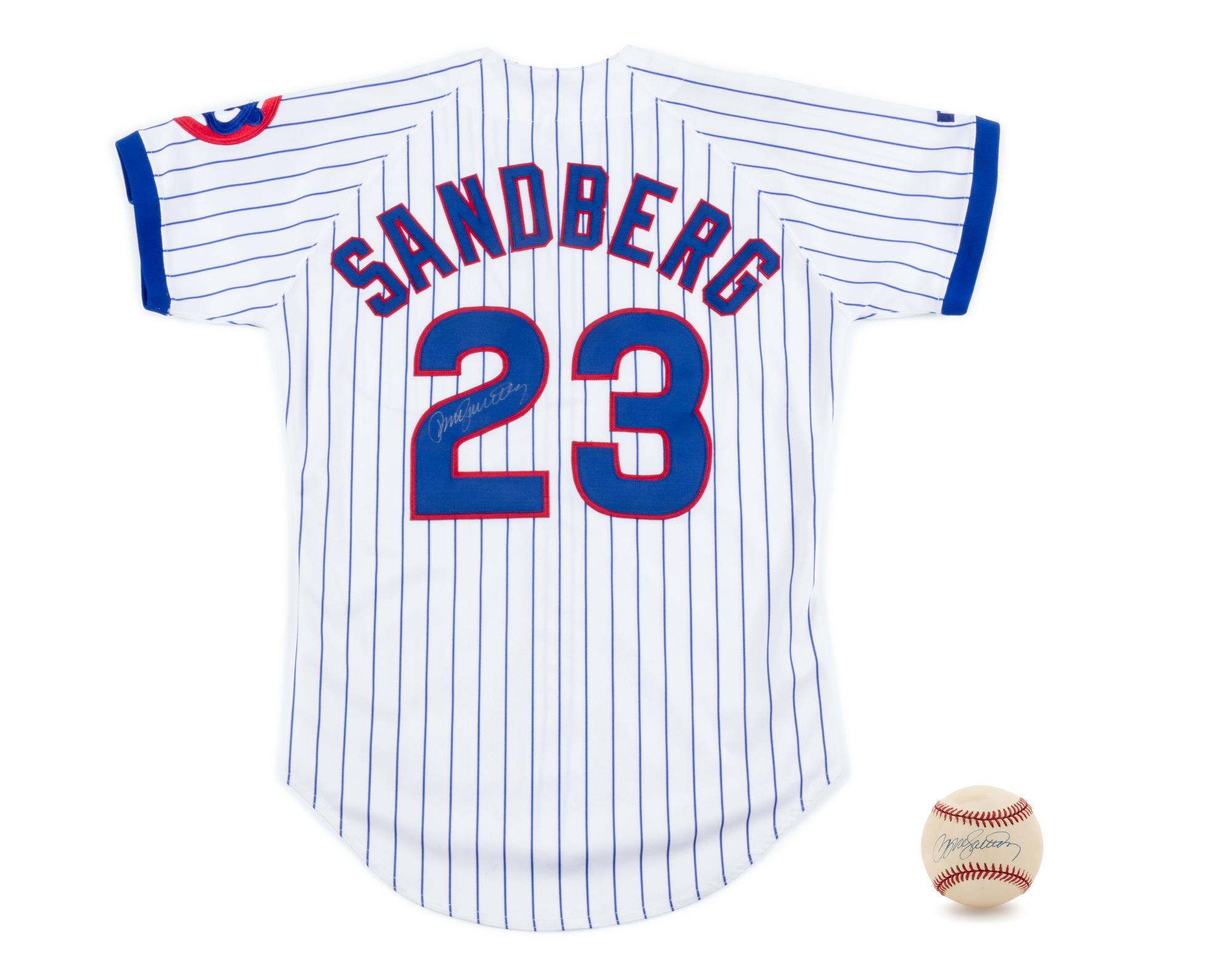 Two Ryne Sandberg Signed Items,