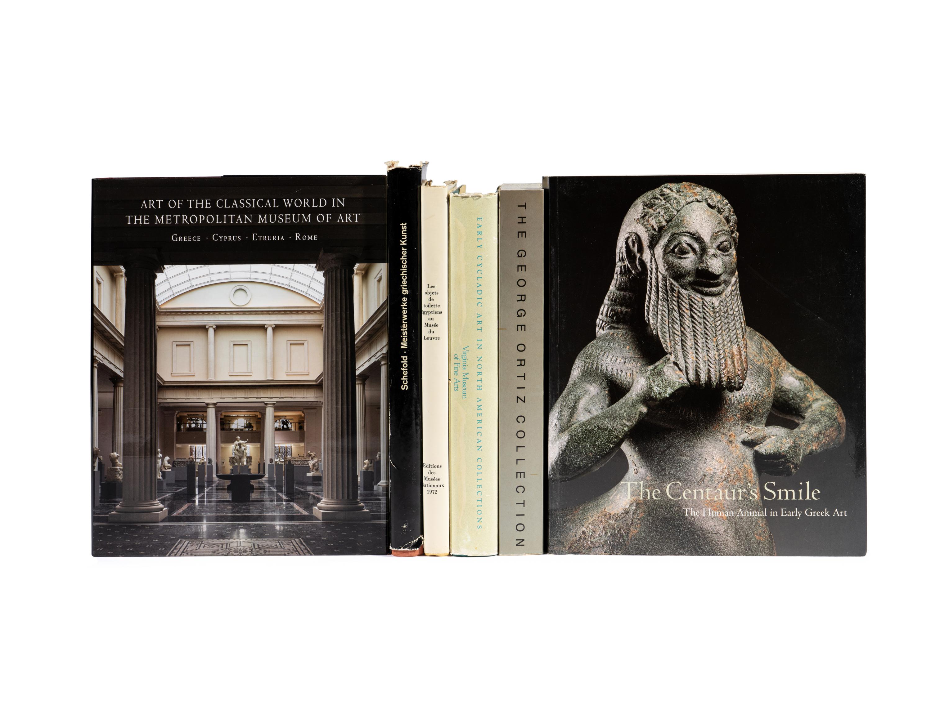 A Collection of 6 Ancient Art Reference Works