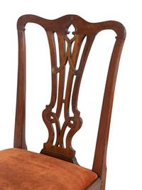A Pair of George III Mahogany Dining Chairs