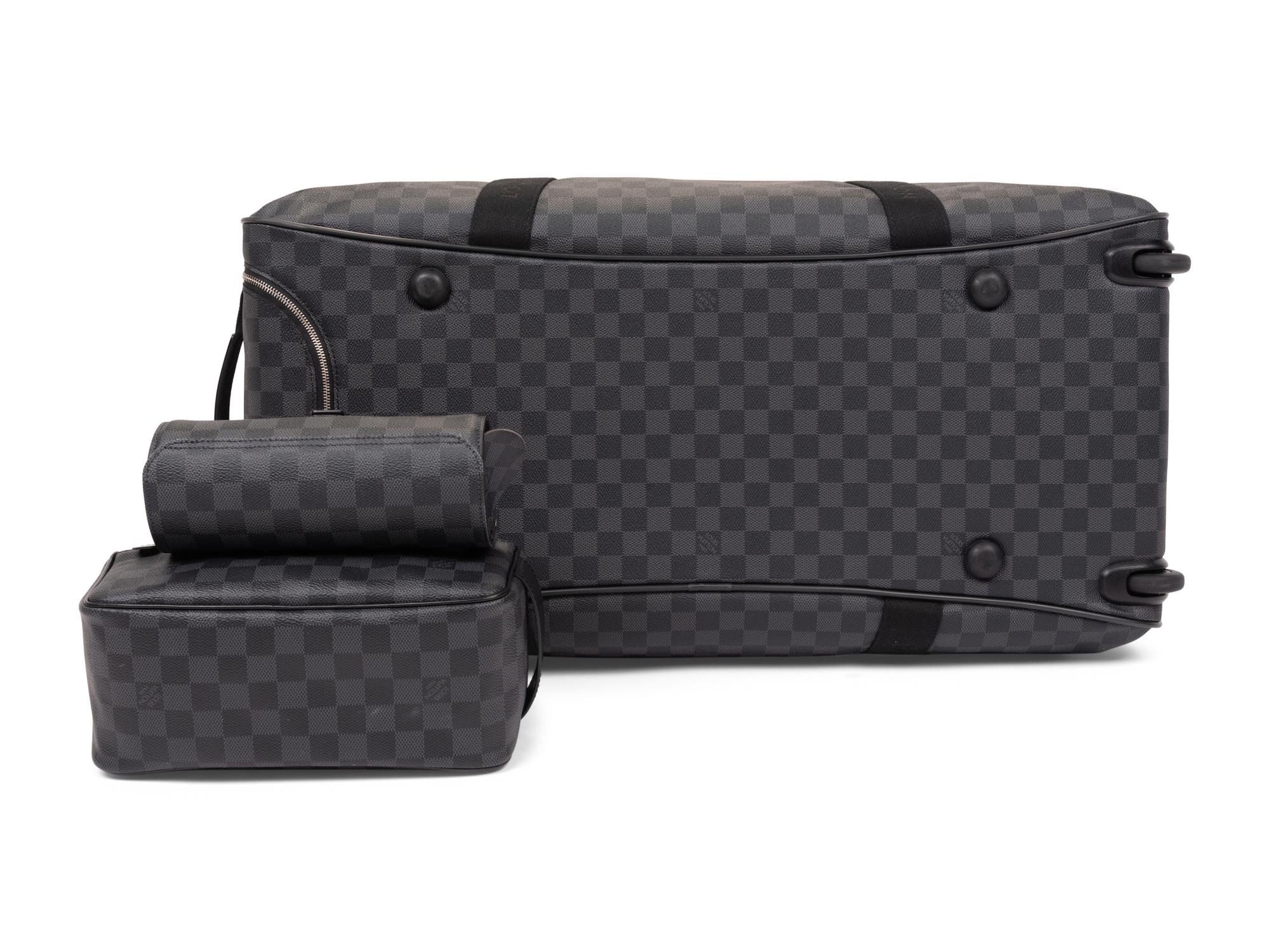 Louis Vuitton Néo Éole Damier Graphite Coated Canvas Rolling Bag with Travel Bag, 2017-2018
