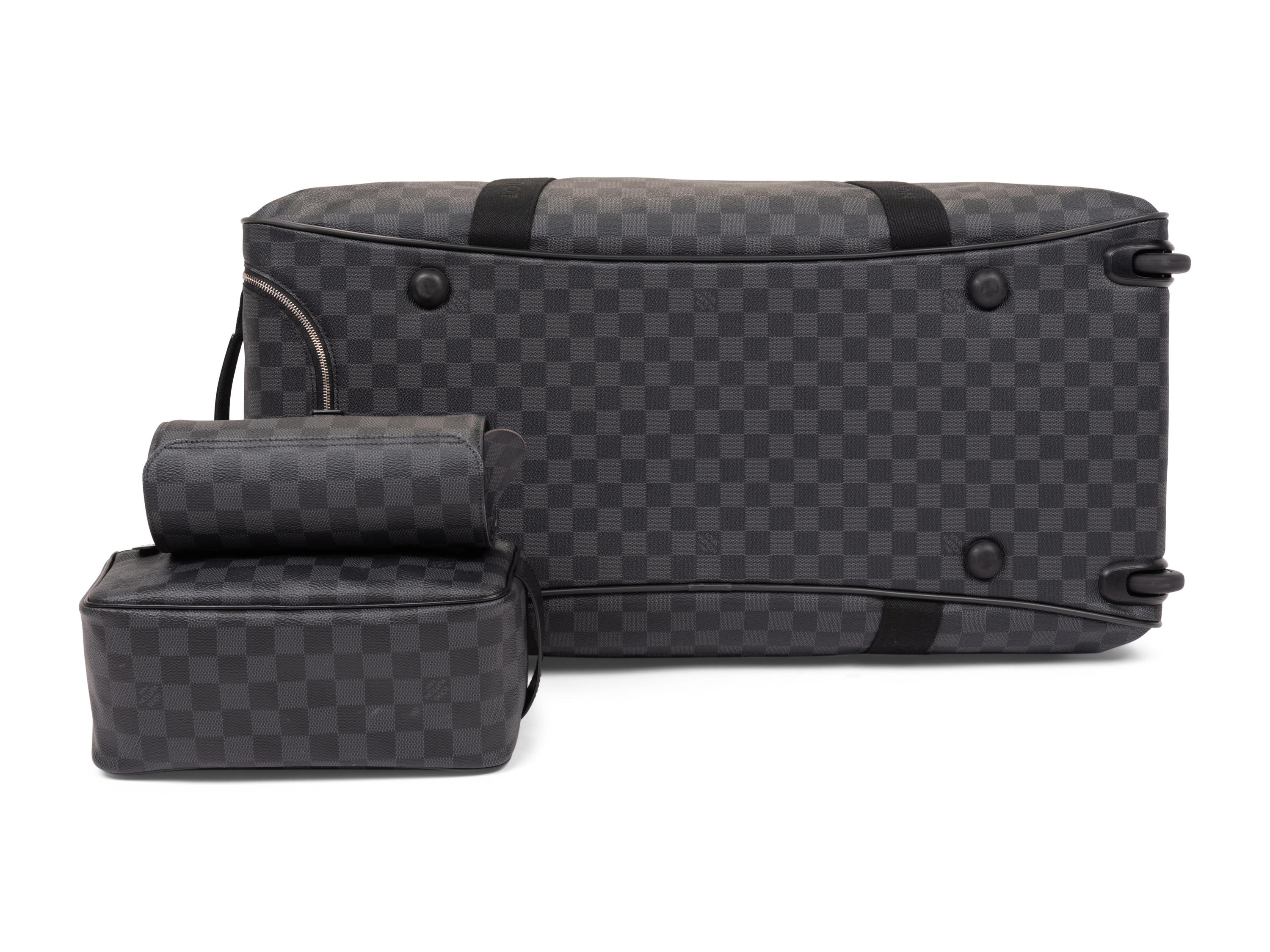 Louis Vuitton Néo Éole Damier Graphite Coated Canvas Rolling Bag with Travel Bag, 2017-2018