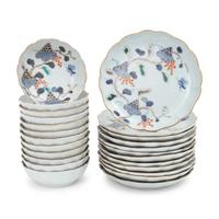 A Group of Japanese Arita Porcelain Dishes