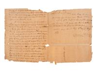 [CONTINENTAL CONGRESS]. A collection of signatures from delegates to the Continental Congress, 1764-1815, comprising: