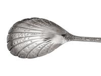 An English Silver-Plate Five-Piece Dessert Serving Set
