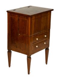 An Italian Walnut Commodino