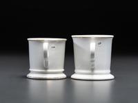 Two Porcelain Occupational Shaving Mugs