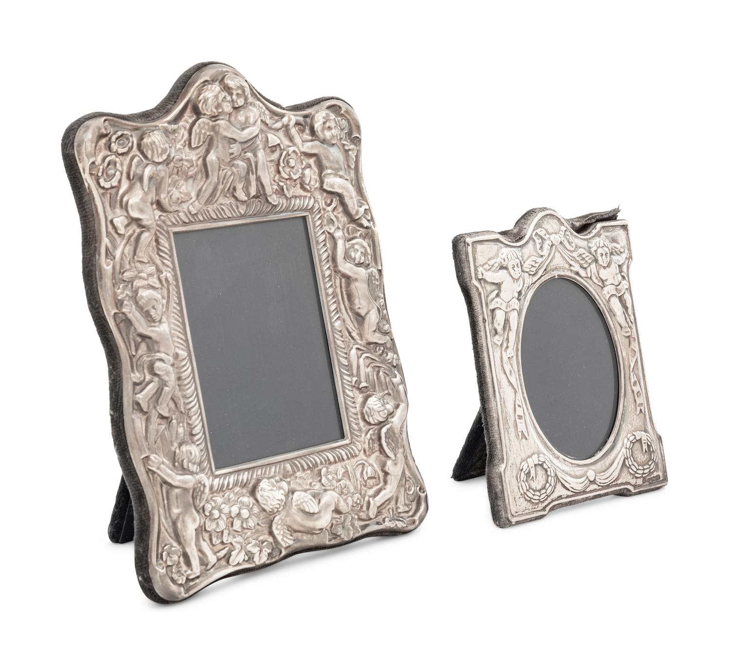 Two English Silver Picture Frames