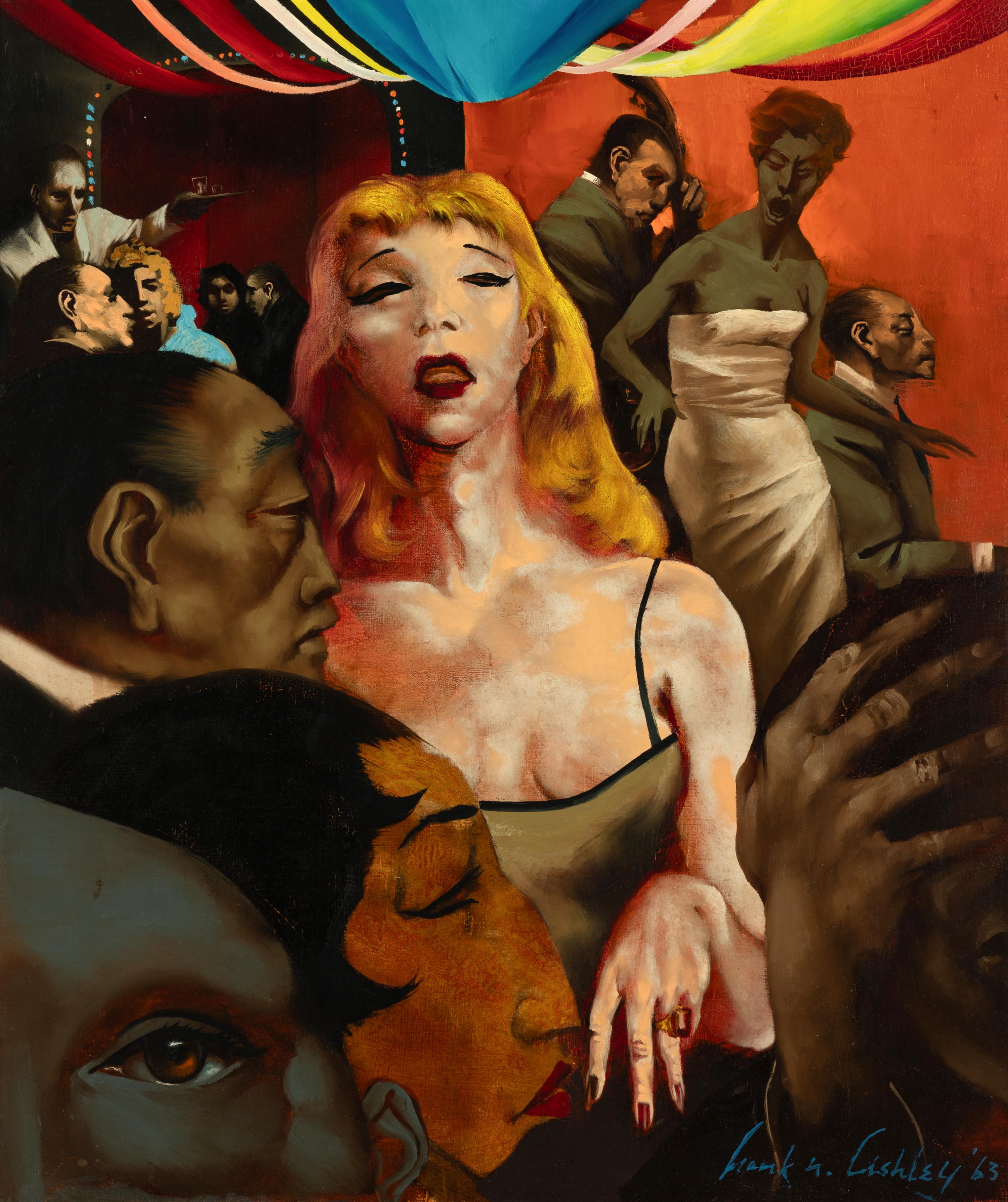 Frank Nelson Ashley (American, 1920–2007) — Supper Club Hungry I, 1963