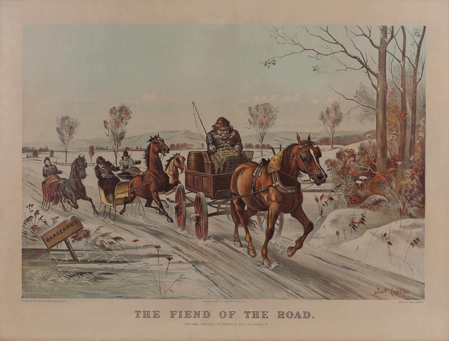[HORSE RACING AND COACHING]. CURRIER and IVES, publishers