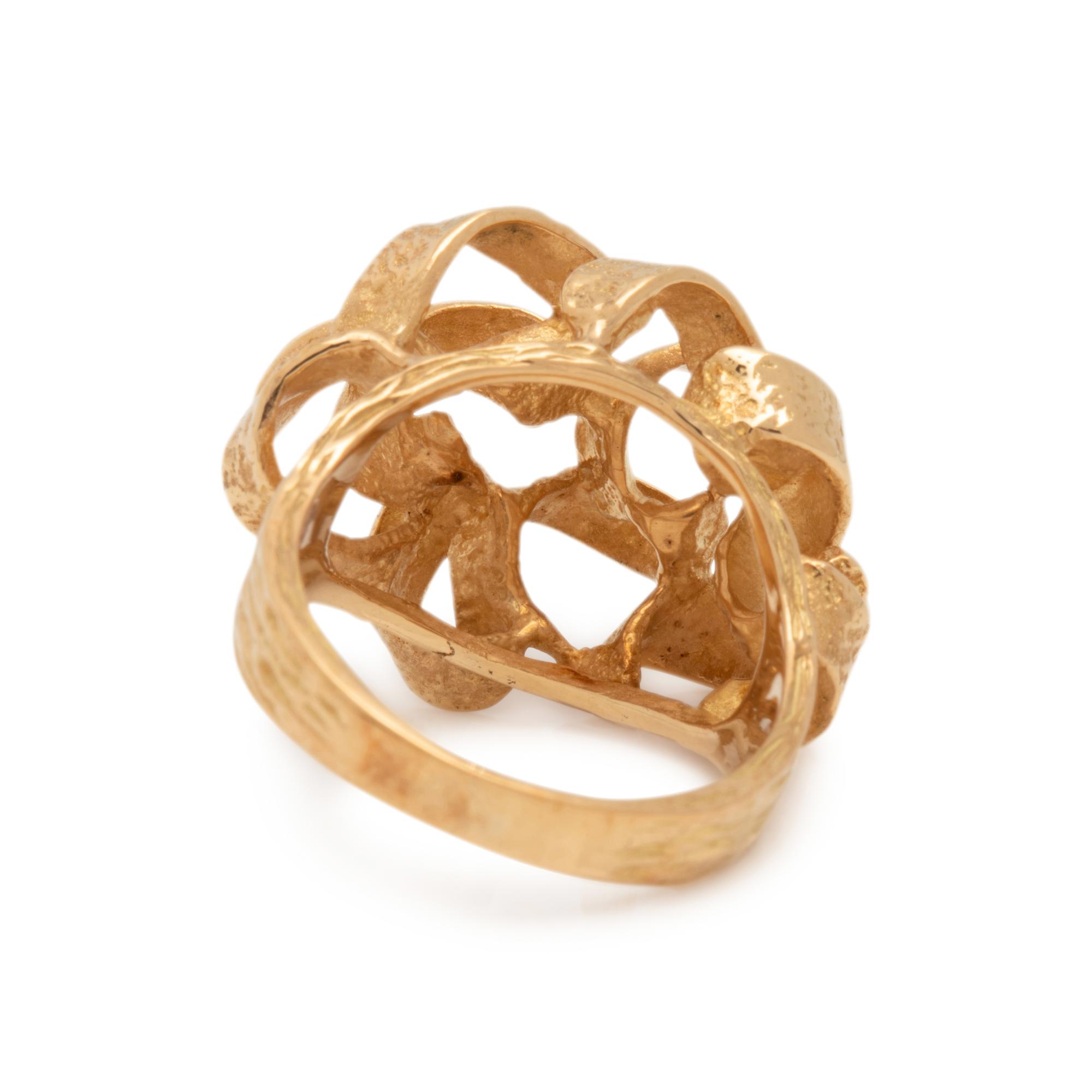 YELLOW GOLD RING