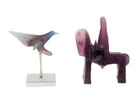 Two Daum Pâte de Verre Sculptures