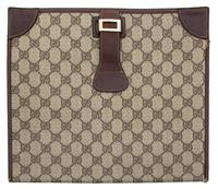 A Gucci Monogram Canvas Folio,