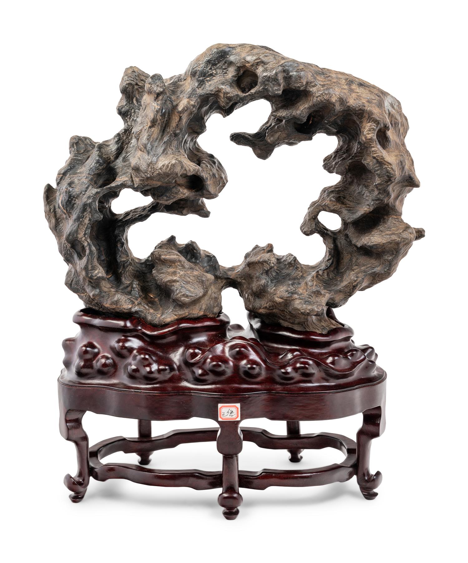 A Chinese Scholar's Rock and Stand, Taihushi