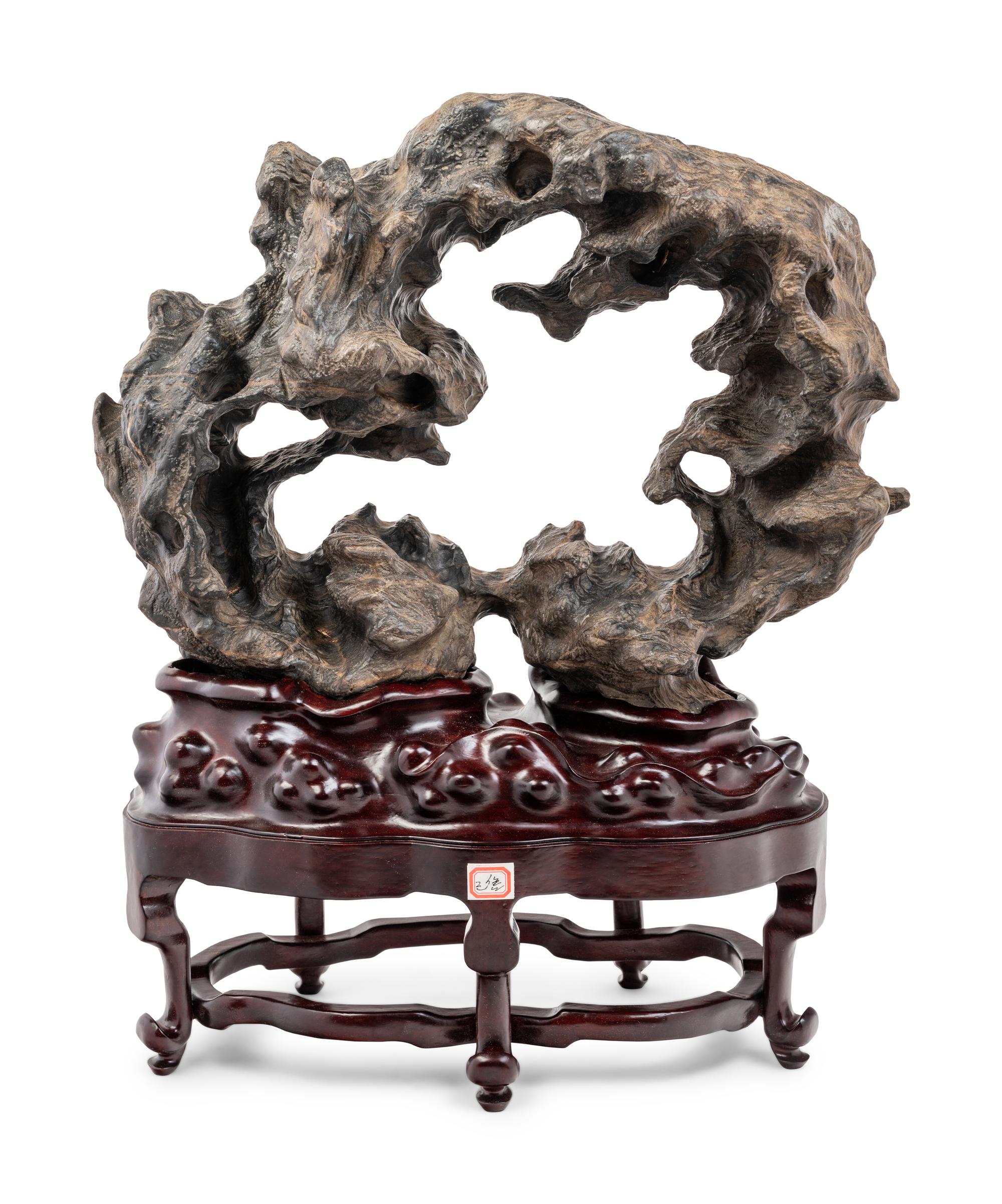 A Chinese Scholar's Rock and Stand, Taihushi