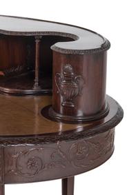 A George III Style Mahogany Carlton House Desk