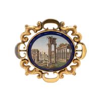 MICROMOSAIC BROOCH