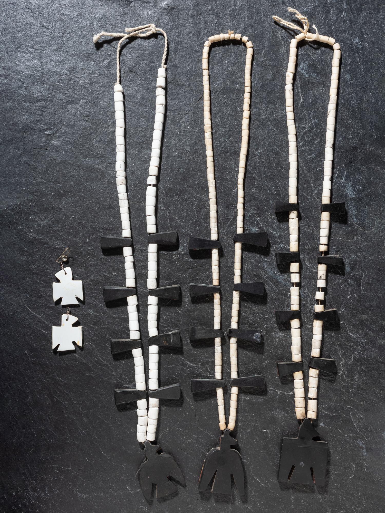 Kewa Depression Era Thunderbird Necklaces and Earrings