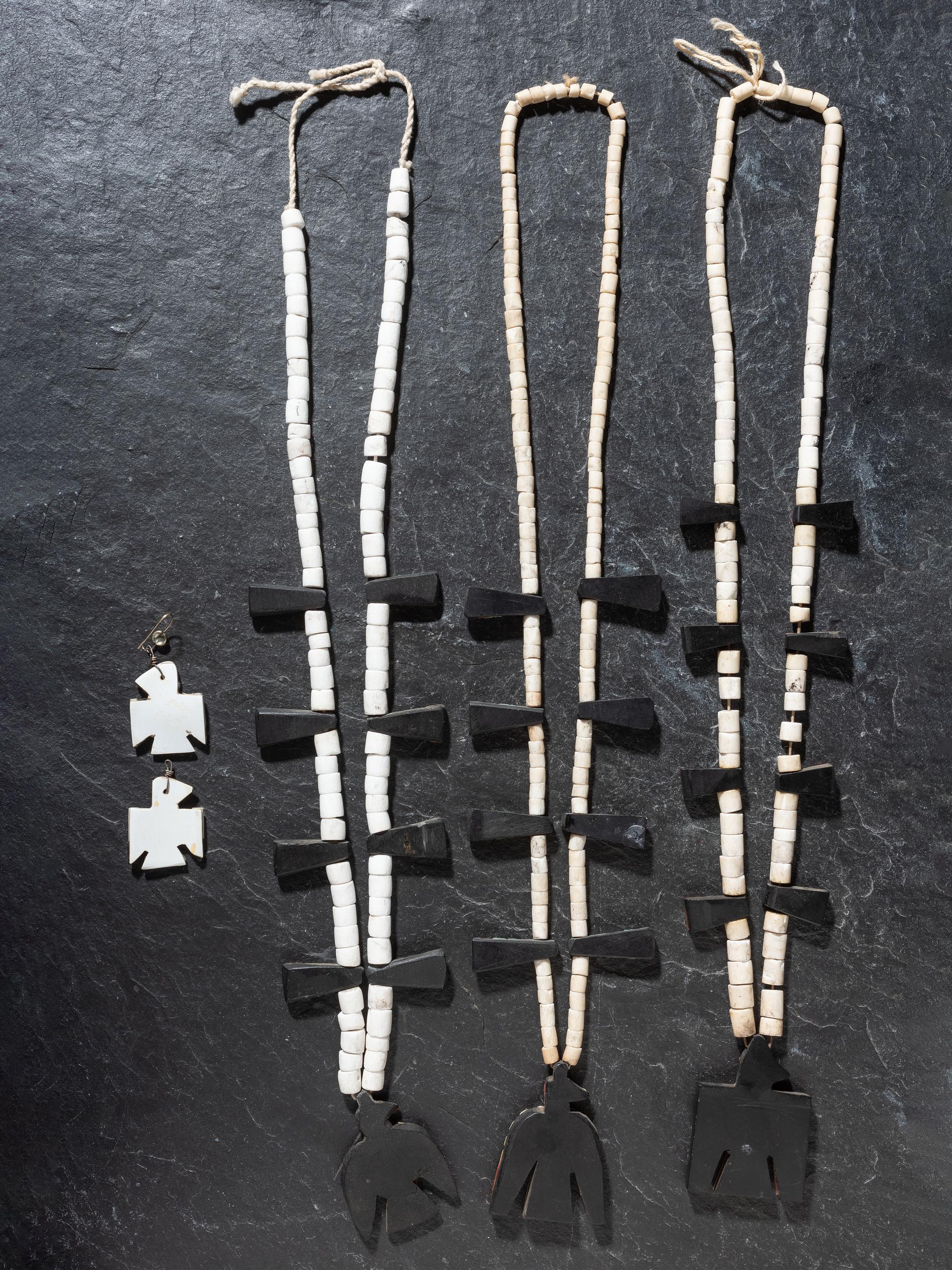 Kewa Depression Era Thunderbird Necklaces and Earrings