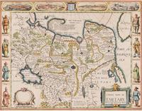 SPEED, John (1552-1629). A Newe Mape of Tartary . London: G. Humble, 1626 (but later).