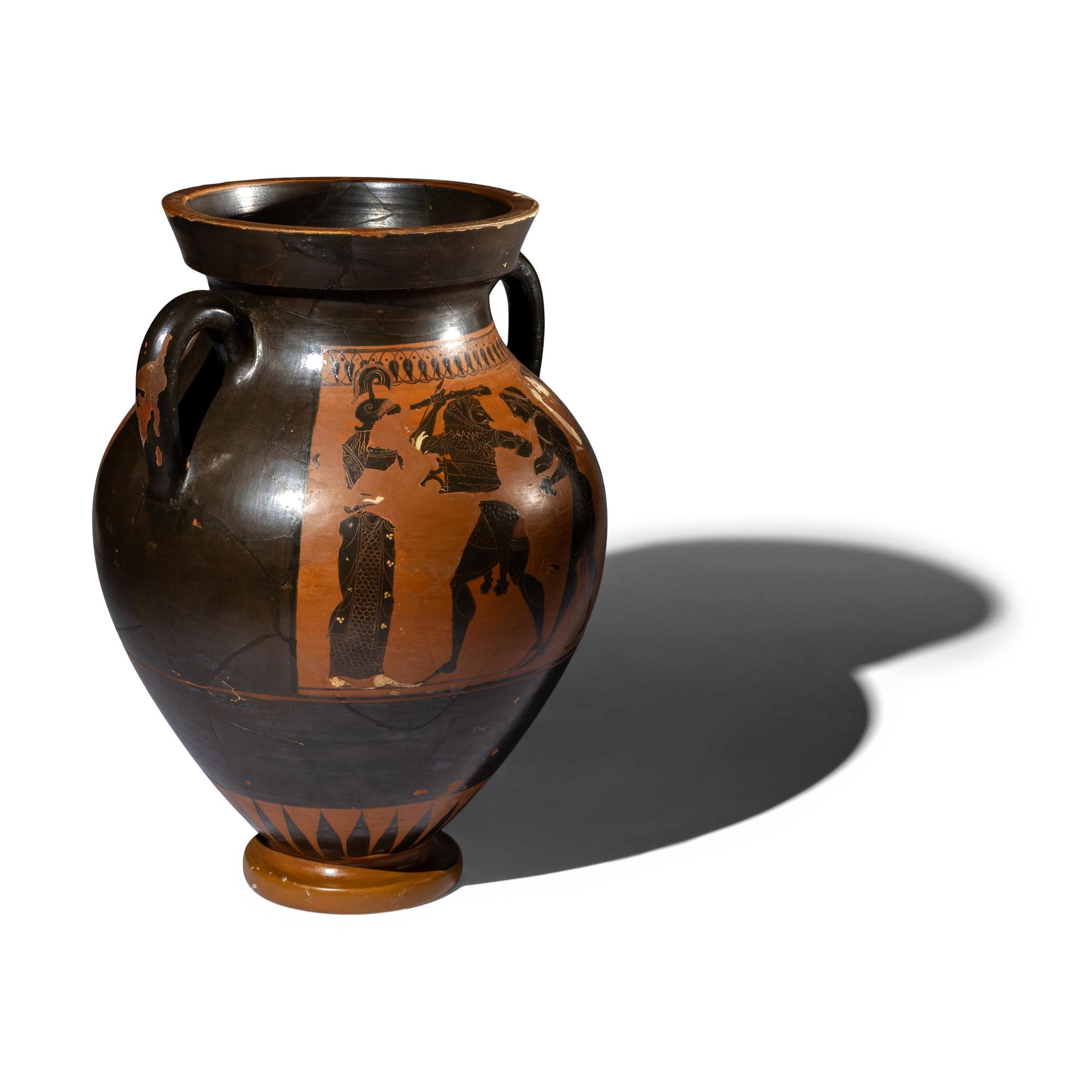An Attic Black-Figured Amphora