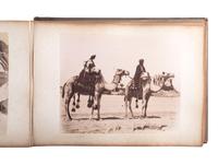 [EARLY PHOTOGRAPHY]. Album containing photographs of Egypt, Italy, and Brussels, incl. images by Félix BONFILS and Hippolyte ARNOUX.