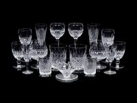 An Extensive Collection of Waterford Glass Stemware