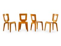 Set of Four Dining Chairs Thaden Jordan, USA