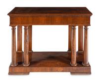 An Empire Style Mahogany Console Table