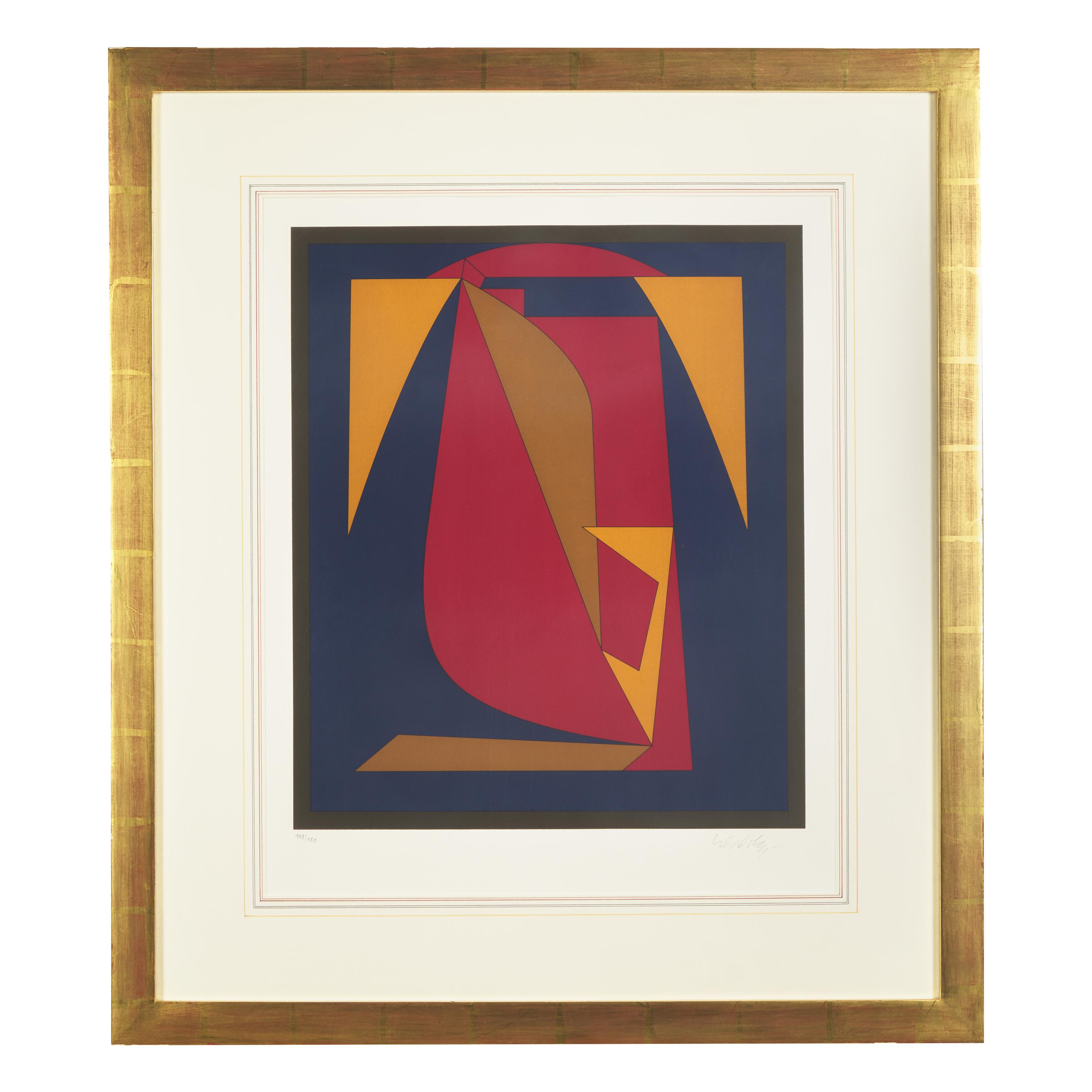 Victor Vasarely (Hungarian, 1906-1997) — Untitled and Untitled (a pair of works)