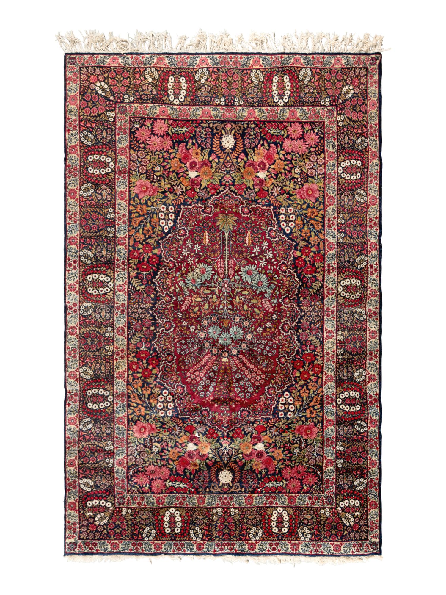 A Lavar Kerman Wool Rug